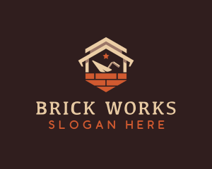 Brick Construction Masonry logo design