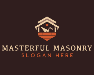 Brick Construction Masonry logo design