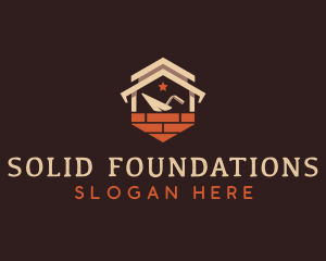 Brick Construction Masonry logo design