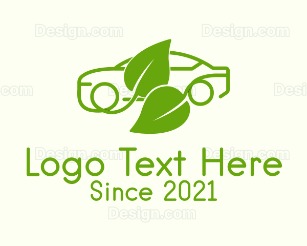 Green Leaf Car Logo