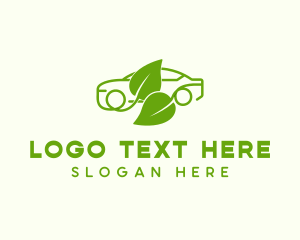 Green Leaf Car  logo