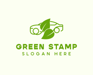 Green Leaf Car  logo design