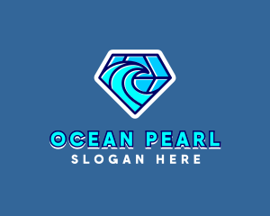 Ocean Waves Resort logo design