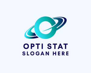 Technology Planet Letter O logo design