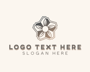 Floral Leaf Garden Logo