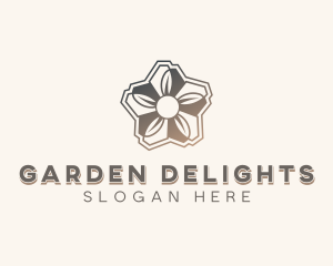 Floral Leaf Garden logo design