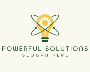 Light Bulb Science logo design