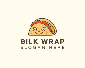 Happy Mexican Taco logo design