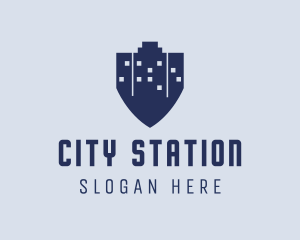 City Building Shield logo design