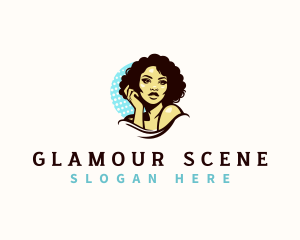 Retro Pinup Model logo