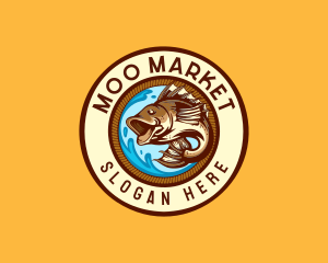 Ocean Fish Market logo design