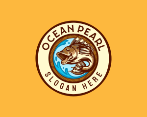 Ocean Fish Market logo design