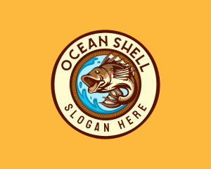 Ocean Fish Market logo design