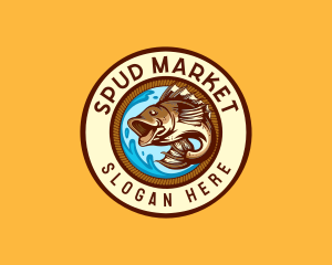 Ocean Fish Market logo design