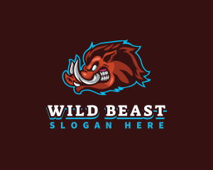 Wild Boar Gaming logo design