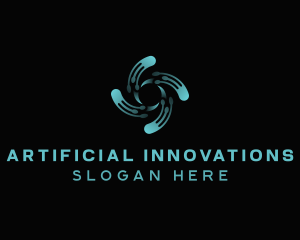 Tech Artificial Intelligence logo design