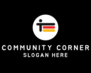 German Flag Community logo design