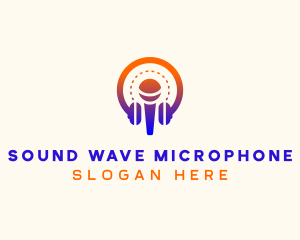 Headphones Microphone Studio logo design