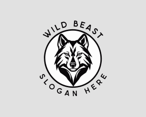 Wolf Wildlife Beast logo design