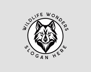 Wolf Wildlife Beast logo design