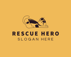 Cat Hero Pet logo design