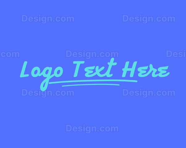 Urban Script Wordmark Logo