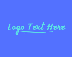 Urban Script Wordmark logo