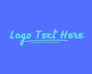 Urban Script Wordmark Logo