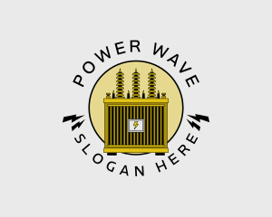 Electrical Power Transformer logo design