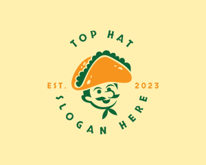 Taco Hat Man Restaurant logo design