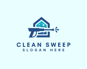 House Cleaning Pressure Washer logo design