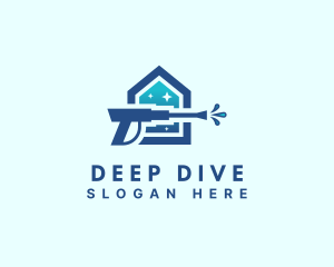 House Cleaning Pressure Washer logo design