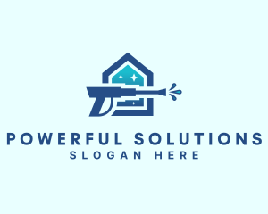 House Cleaning Pressure Washer logo design