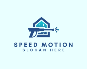 House Cleaning Pressure Washer logo design