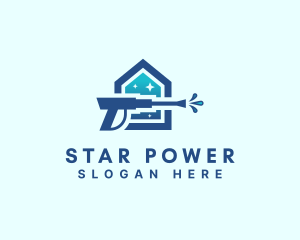 House Cleaning Pressure Washer logo design