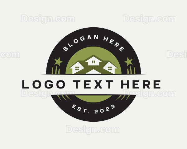 House Roofing Renovation Logo