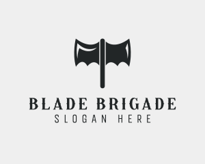 Axe Blade Weapon logo design