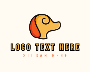 Puppy Dog Groomer Logo