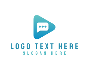 App - Media Messaging App logo design