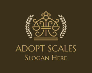 Law Firm Scale Courthouse  logo design