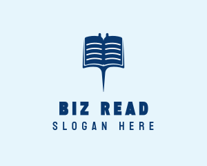 Blue Stingray Book logo design