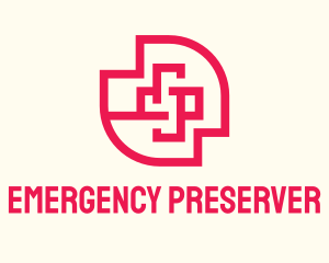 Red Medical Cross logo design