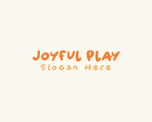 Fun Playful Daycare logo design