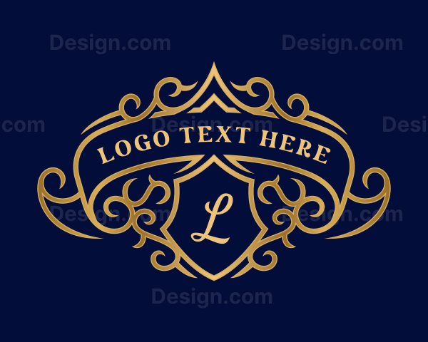 Luxury Royal Shield Crest Logo