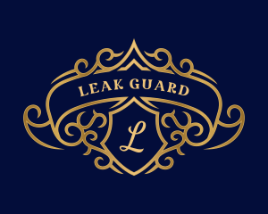 Luxury Royal Shield Crest logo design