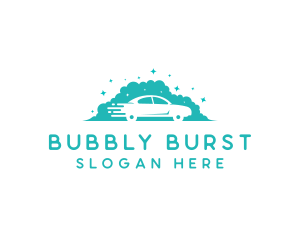 Fast Bubble Car Wash  logo design