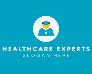 Medical Healthcare Nurse Doctor logo design