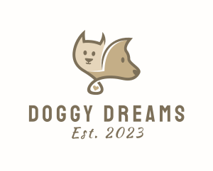 Cat Dog Veterinary Care logo design