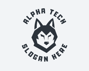 Alpha Wolf Animal logo