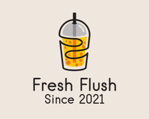 Fresh Juice Beverage logo design